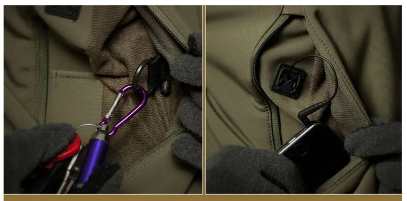 Military Windproof jacket men.