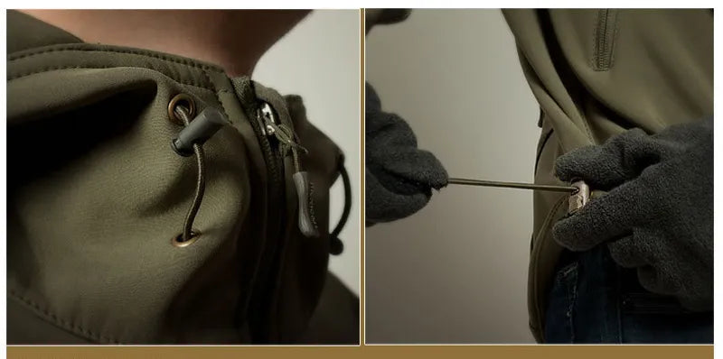 Military Windproof jacket men.