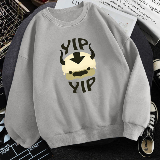 Man New Fleece Sweatshirts Avatar The Last Airbender | REEVEAR Premium Streetwear