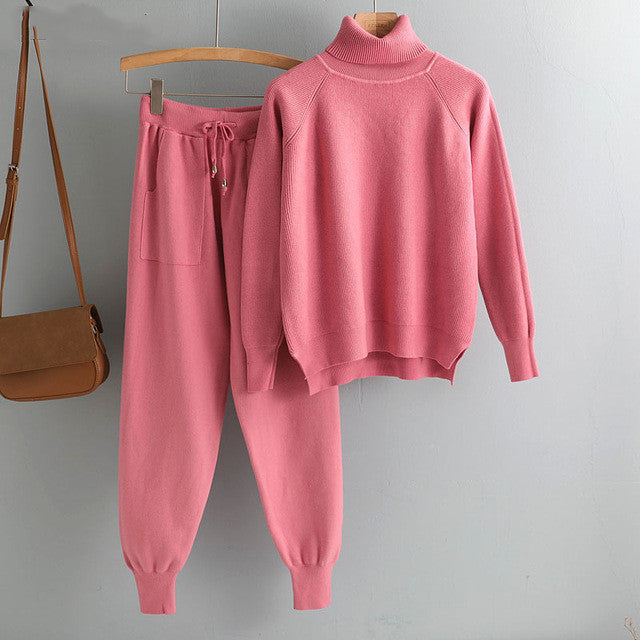Best Quality Pieces Set Women Knitted Tracksuit | REEVEAR Premium Streetwear