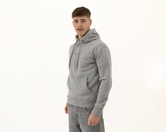 simple. hoodie. grey-marl.