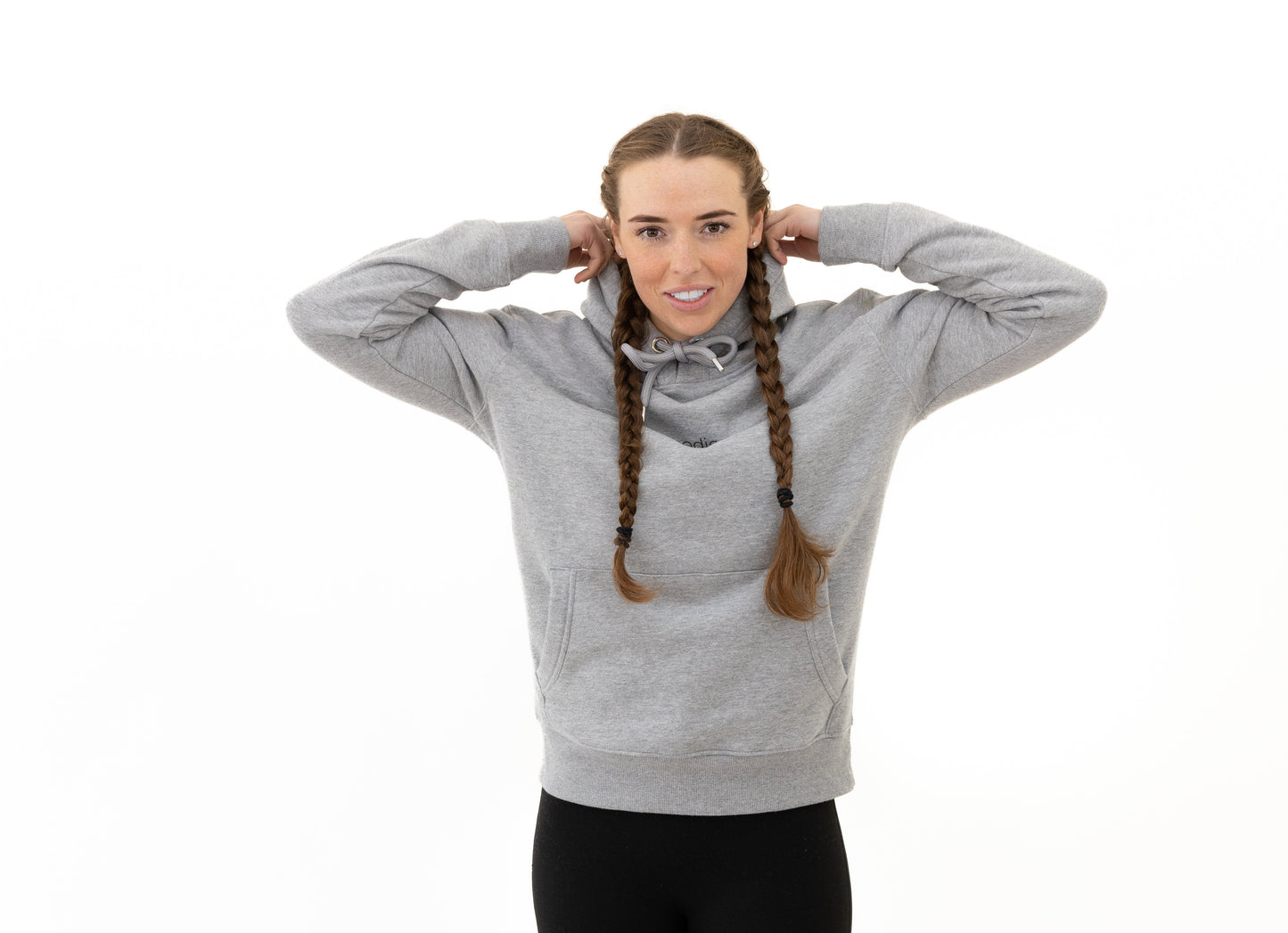 simple. hoodie. grey-marl.