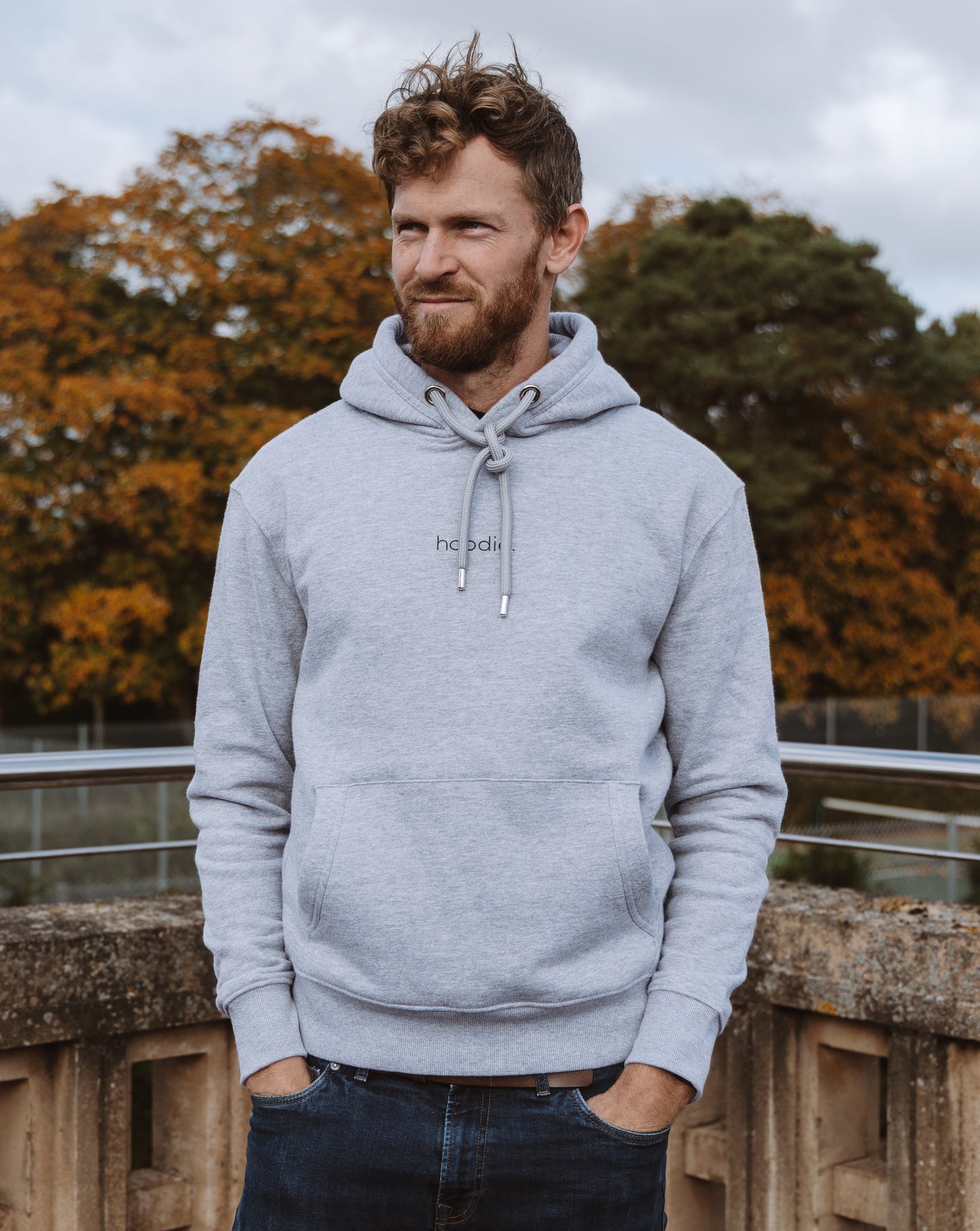 simple. hoodie. ash-grey.