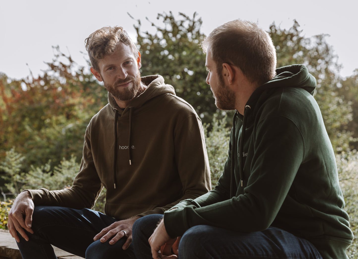 simple. hoodie. khaki.