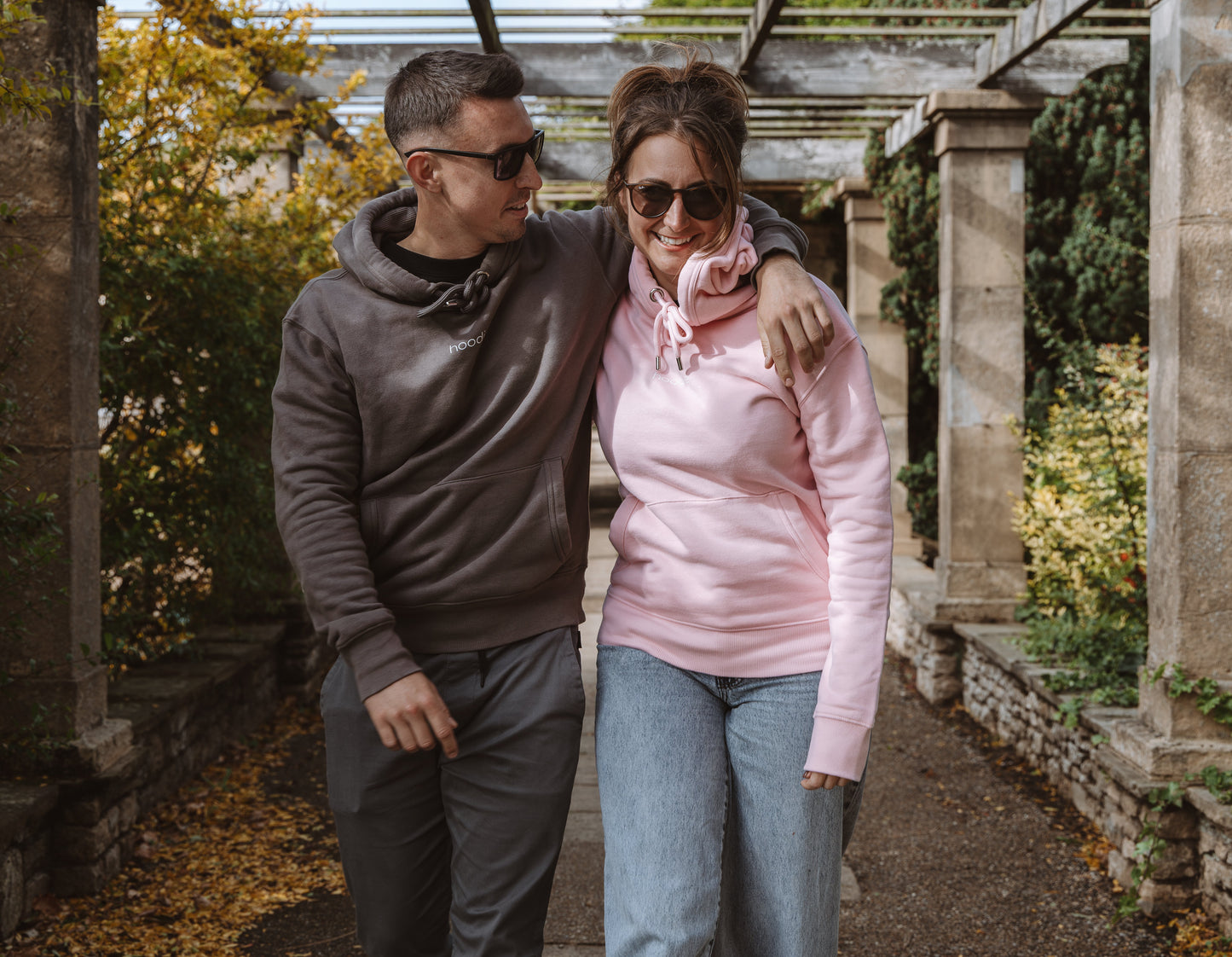 simple. hoodie. pink.