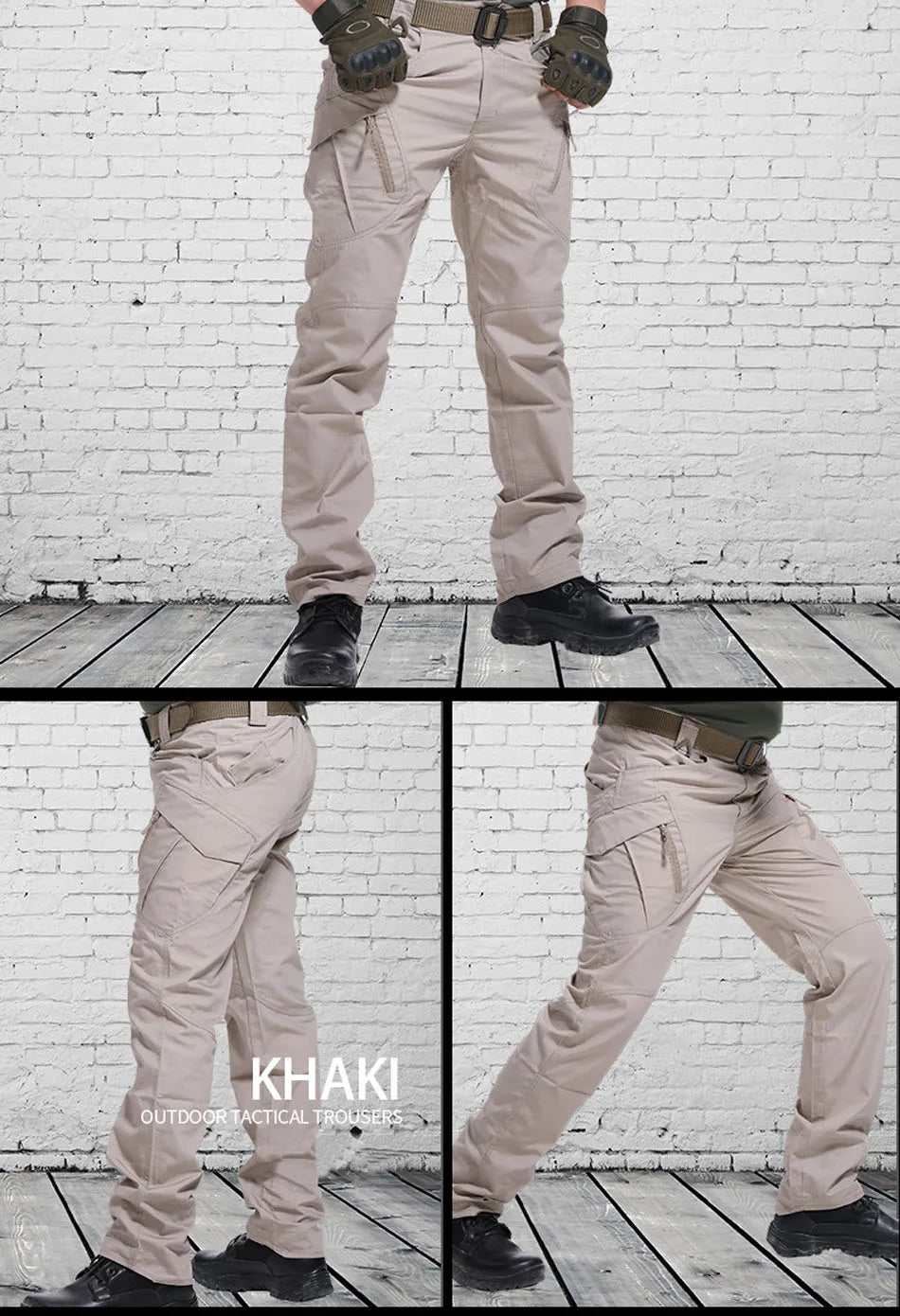 New Men's Pants Multiple Pocket