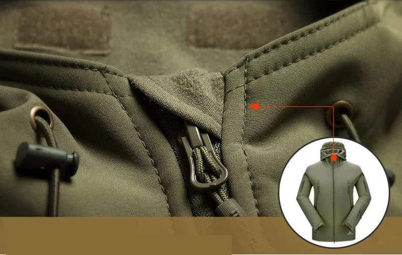 Military  Windproof  jacket men.