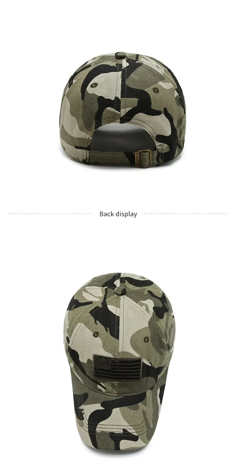 Unisex Outdoor Sports Cap Cap Sunblock Baseball Hat Camo Cun Cap