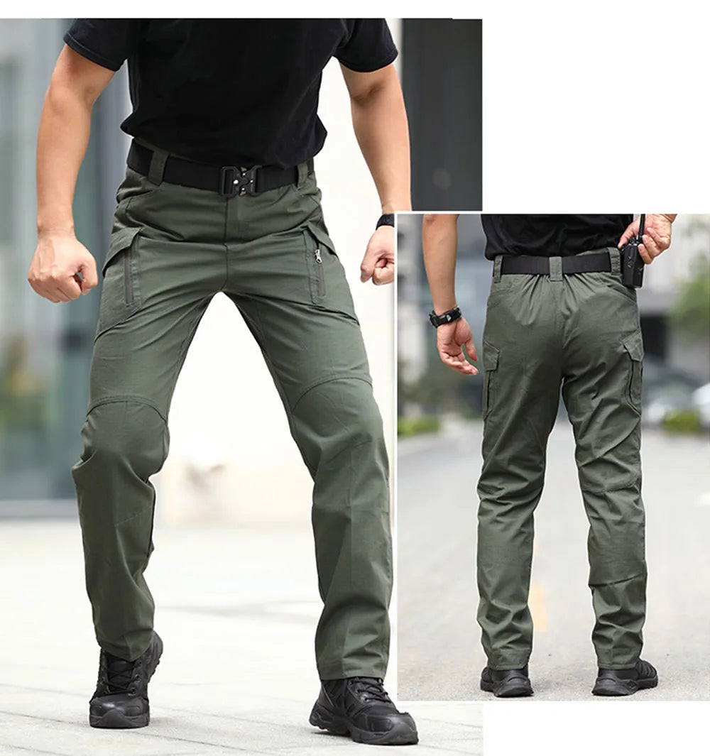 Cargo Pants Classic Outdoor Hiking Trekking Army  Joggers Pant Camouflage Military Multi Pocket Trousers.