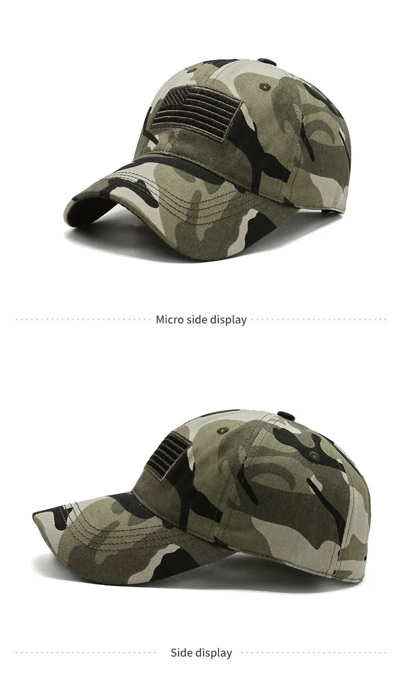 Unisex Outdoor Sports Cap Cap Sunblock Baseball Hat Camo Cun Cap