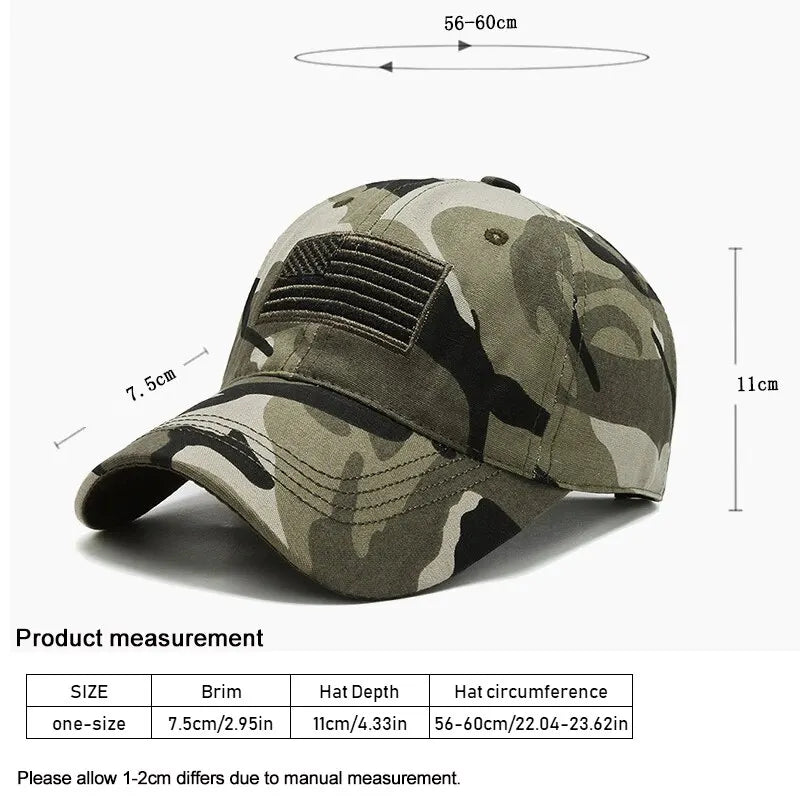 Unisex Outdoor Sports Cap Cap Sunblock Baseball Hat Camo Cun Cap