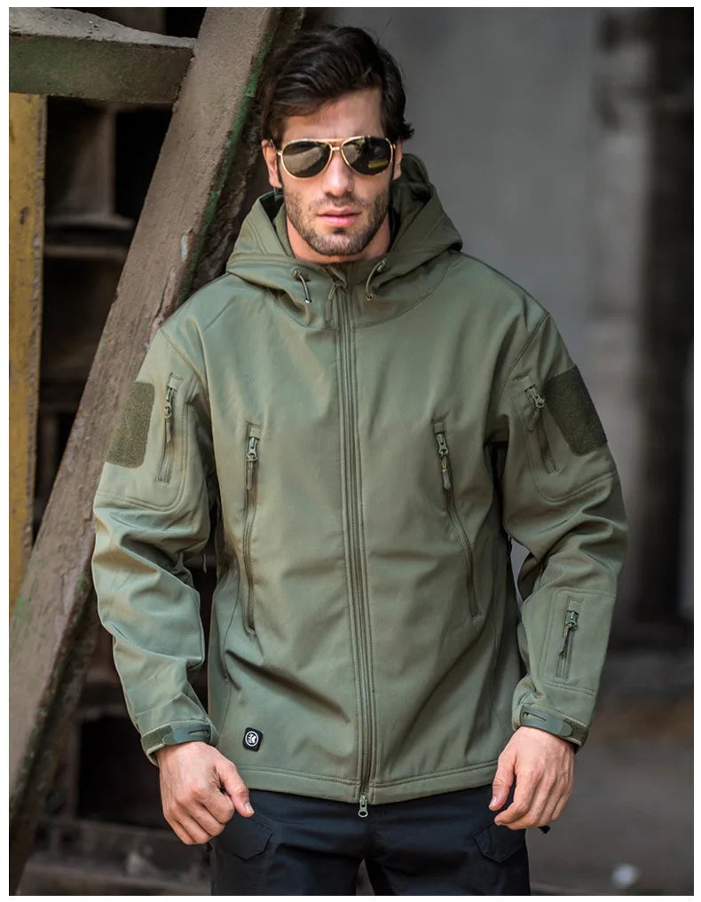 Military  Windproof  jacket men.