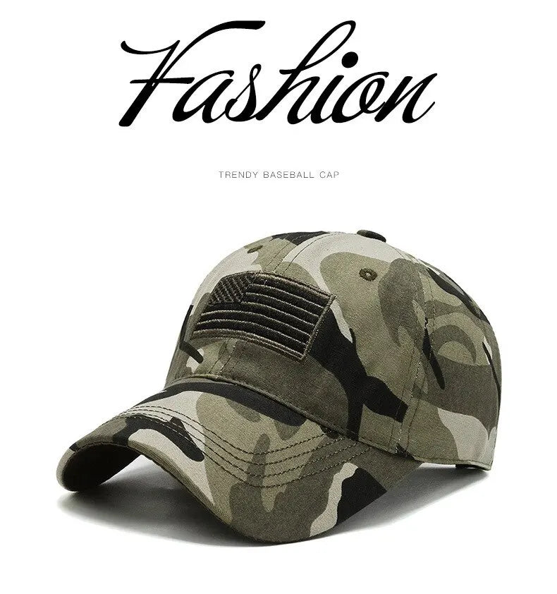 Unisex Outdoor Sports Cap Cap Sunblock Baseball Hat Camo Cun Cap