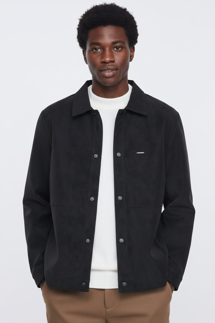 Black Jacket - Black British Model Swap
