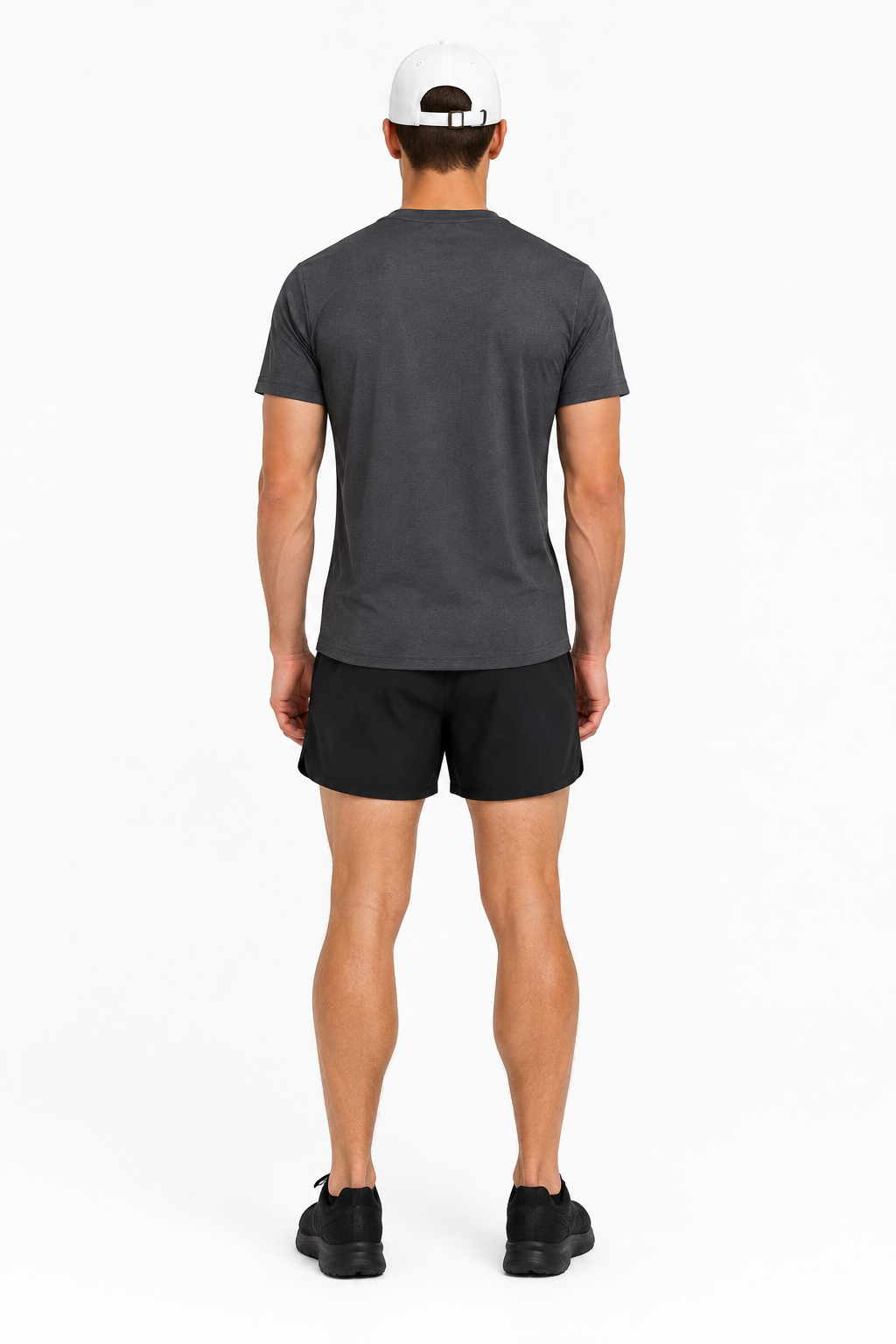 Full-body back view