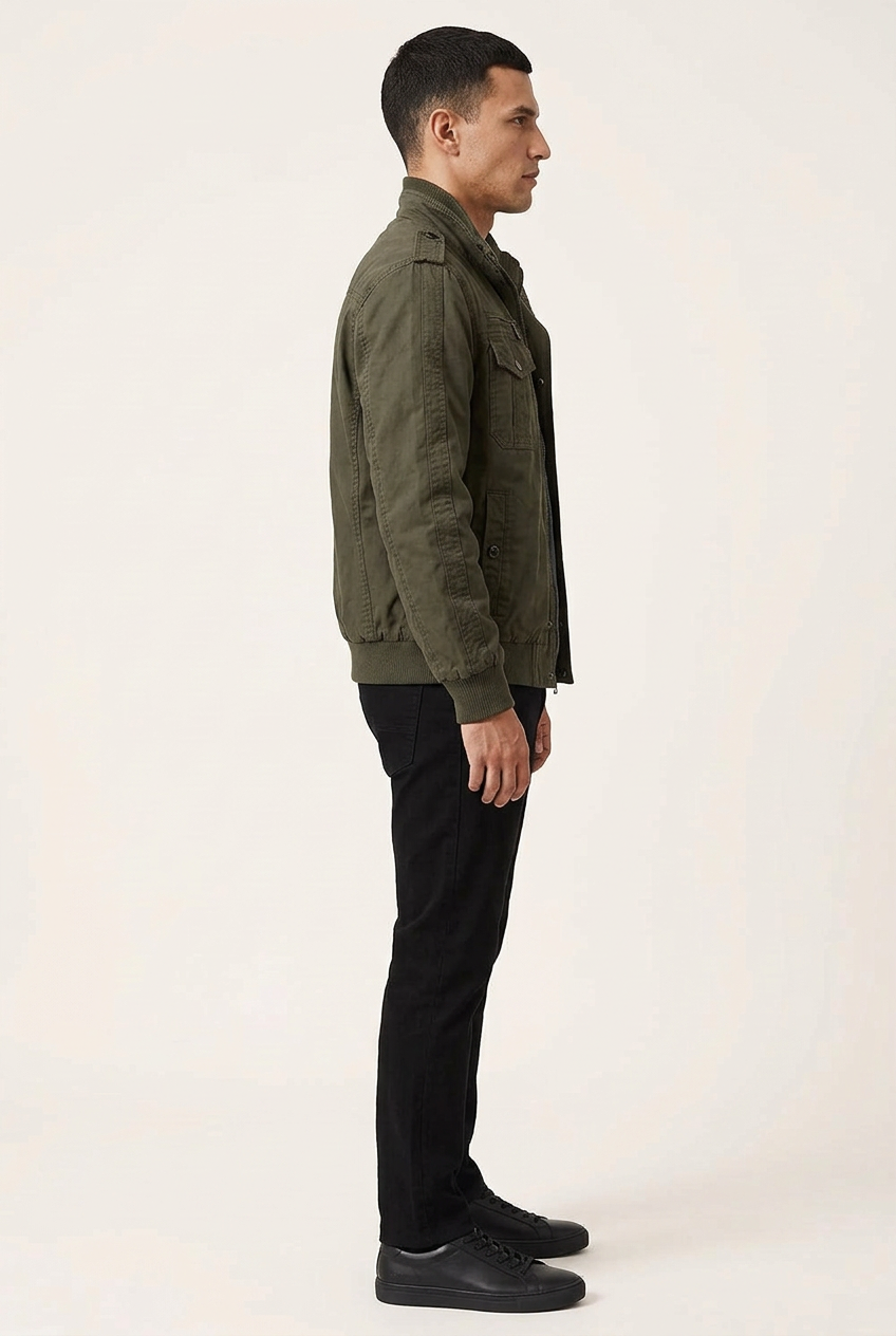 Full-body right-side view