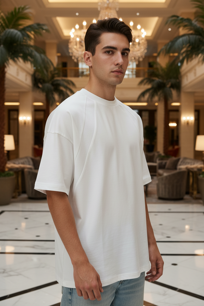 White T-Shirt Right View