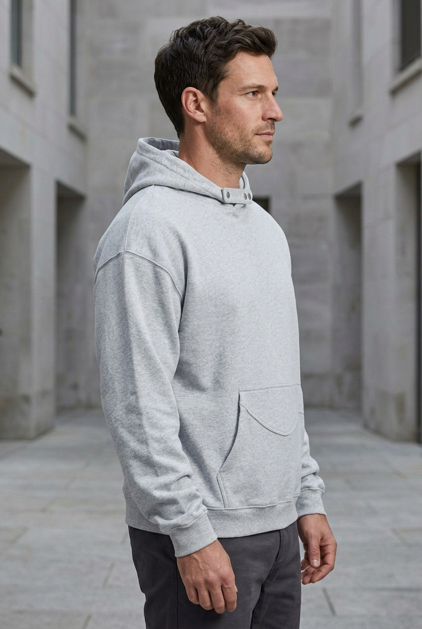 Men's Long Sleeve Hoodie with Pocket