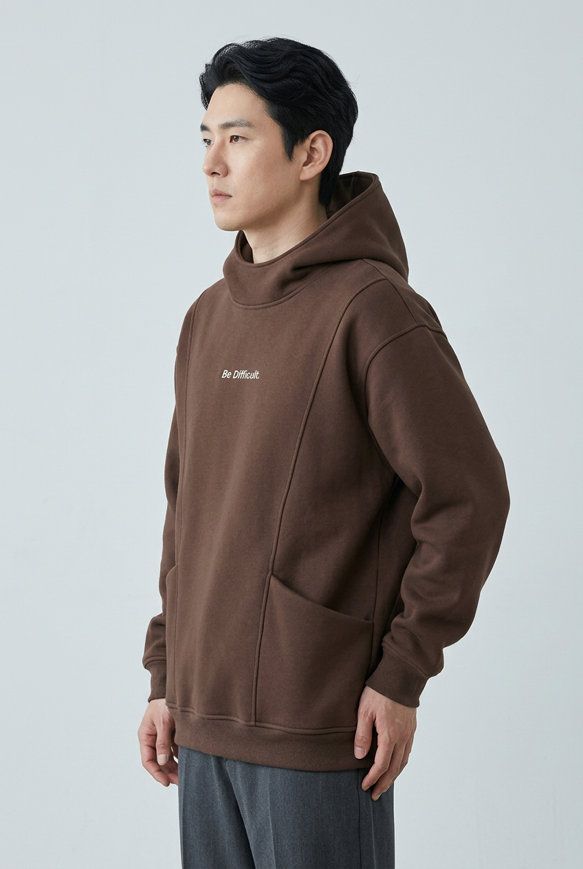 Men's Plus Size Letter Long Sleeve Hoodie