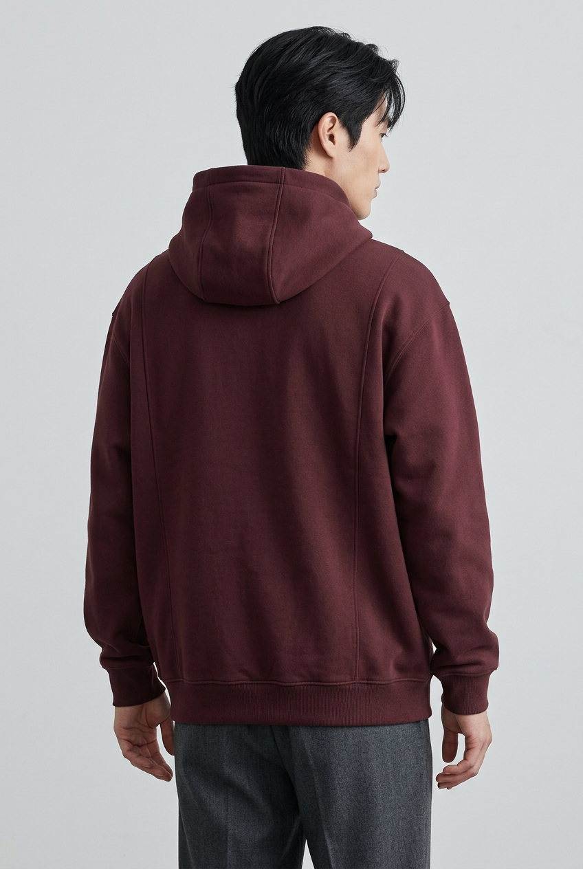 Men's Plus Size Letter Long Sleeve Hoodie