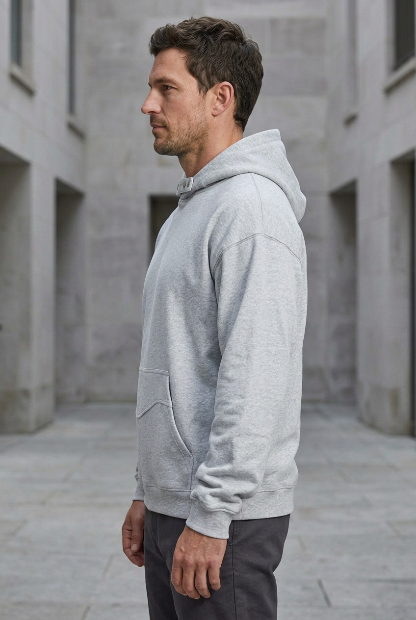 Men's Long Sleeve Hoodie with Pocket
