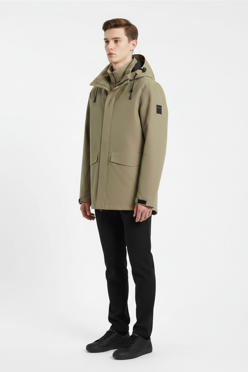 Model A Army Green — Three-Quarter Fixed