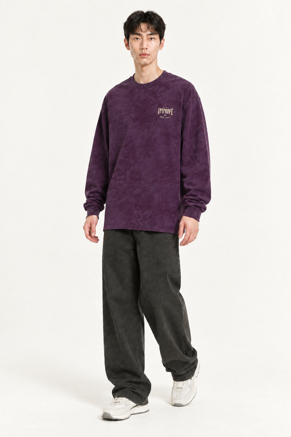 Purple fashion pose, new pose