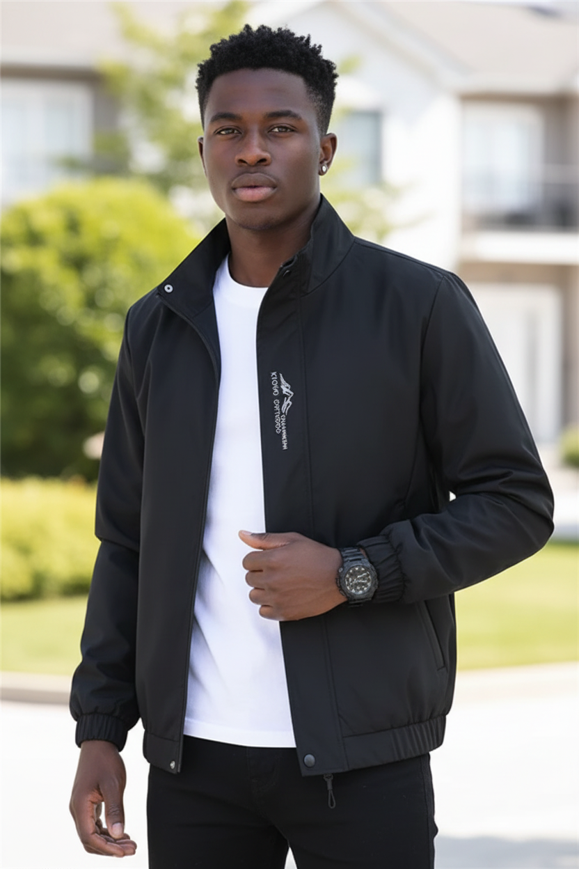 Sharp Accuracy Black Jacket - Black British Model